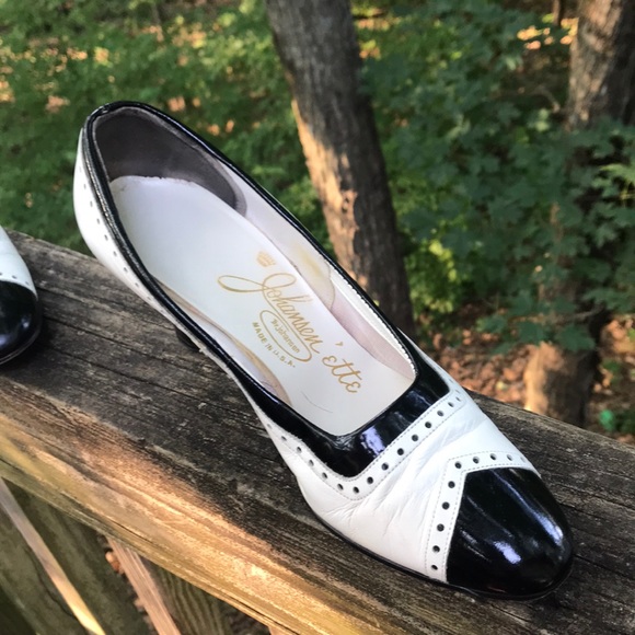 Vintage 50s Johansenette Pumps Heels 6.5 - Picture 3 of 5